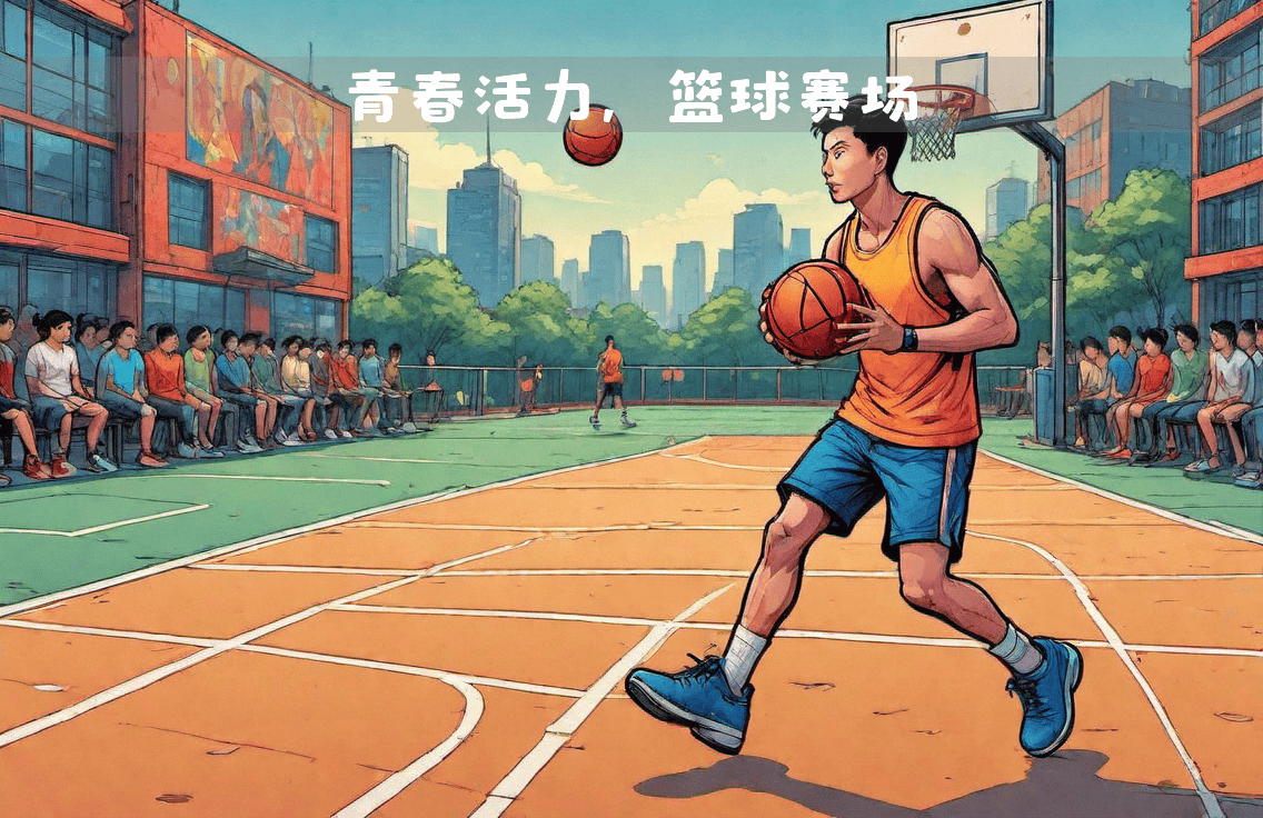 半岛体育-篮球比赛场面火爆，球员们投篮技巧娴熟